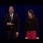 Bonnie McFarlane Instagram - America runs on Dunkin 🫃 . . #njcomedy #nycomedy #standupcomedians #tonightshow #jimmyfallon #jimmyfallontonightshow #tonightshowstarringjimmyfallon #ccstandup #allthingscomedy #womenincomedy #womenarentfunny #bonniemcfarlane #parenting #momlife #donut #dunkin #dunkindonuts #obesity #america #dieting #fypシ #losangeles The Tonight Show Starring Jimmy Fallon