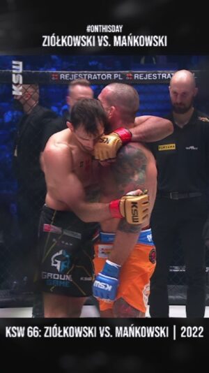 Borys Mańkowski Instagram - #OnThisDay in 2022: Marian Ziółkowski faces Borys Mańkowski in the championship bout.