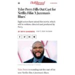 Brad Benedict Instagram – This one is going to be special. When I read the script I knew it was going to be something truly impactful. An understatement. I still can’t believe I get to be a part of it. #AJazzmansBlues #comingsoon #netflix #tylerperry Tyler Perry Studios