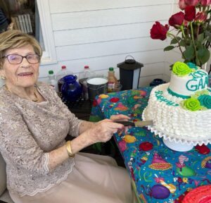 Brad Benedict Instagram - 100 years young today! The world’s newest centenarian. We are so lucky to have you Gammy. Your spirit and constant laughter make the whole world a little younger and lighter and happier. We love you to the moon and back. We have so many more memories to make. 110 here we come! #centenarian #100yearsyoung #happybirthday