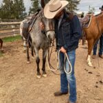 Brad Benedict Instagram – Meet Sardine, he’s a keeper. #horsefriend #ranchlife #montana E BAR L Ranch