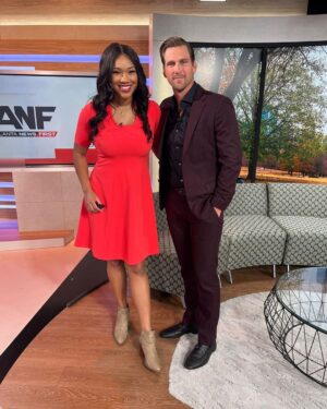 Brad Benedict Instagram - Thanks for having me this morning, @lanajharris and @brooksbaptiste, bright and early! ☕️🌞 It’s a huge treat to come back home to #Atlanta and be welcomed on your show. I’ve logged a lot of miles chasing dreams, so far, but here I am, right where it all started. 
@atlantanewsfirst 
@peachtree_tv 
.
.
Link in bio for full interview and don’t forget to catch a new episode of #theovalonbet tonight at 9pm on @bet.