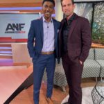 Brad Benedict Instagram - Thanks for having me this morning, @lanajharris and @brooksbaptiste, bright and early! ☕️🌞 It’s a huge treat to come back home to #Atlanta and be welcomed on your show. I’ve logged a lot of miles chasing dreams, so far, but here I am, right where it all started. @atlantanewsfirst @peachtree_tv . . Link in bio for full interview and don’t forget to catch a new episode of #theovalonbet tonight at 9pm on @bet. Atlanta, Georgia