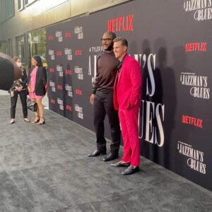 Brad Benedict Instagram - This guy changes so many lives for the better. Thank you @tylerperry for giving me a shot. You knocked it out of the park with this one, #AJazzmansBlues #LosAngelesPremiere #Netflix #tylerperry
.
.
September 23rd on @netflix!