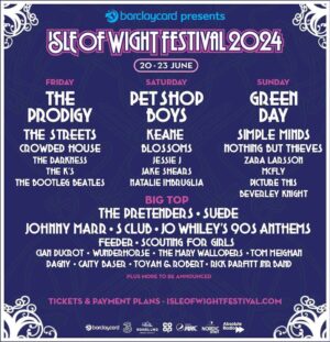 Bradley Mcintosh Instagram - Morning all! Happy to announce that we @sclub will be apart of the massive line up at this years @isleofwightfest fest tickets are available now at isleofwightfestival.com LINK IN BIO!! #isleofwightfestival2024