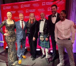 Bradley Mcintosh Instagram - British Heart Foundation, thank you so much for having us at your Heart Hero Awards last night. What an incredible event to recognise and celebrate the people who have gone above and beyond for @the_bhf this past year. It was our deepest honour to present the award to all our CPR Heroes across the UK. Thank you again for having us - and thank you for all the tireless work that you do
#BritishHeartFoundation
#HeartHeroAwards