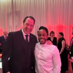 Bradley Mcintosh Instagram - British Heart Foundation, thank you so much for having us at your Heart Hero Awards last night. What an incredible event to recognise and celebrate the people who have gone above and beyond for @the_bhf this past year. It was our deepest honour to present the award to all our CPR Heroes across the UK. Thank you again for having us - and thank you for all the tireless work that you do #BritishHeartFoundation #HeartHeroAwards