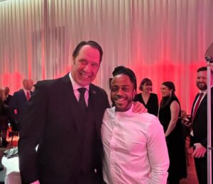 Bradley Mcintosh Instagram - British Heart Foundation, thank you so much for having us at your Heart Hero Awards last night. What an incredible event to recognise and celebrate the people who have gone above and beyond for @the_bhf this past year. It was our deepest honour to present the award to all our CPR Heroes across the UK. Thank you again for having us - and thank you for all the tireless work that you do
#BritishHeartFoundation
#HeartHeroAwards