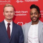 Bradley Mcintosh Instagram - British Heart Foundation, thank you so much for having us at your Heart Hero Awards last night. What an incredible event to recognise and celebrate the people who have gone above and beyond for @the_bhf this past year. It was our deepest honour to present the award to all our CPR Heroes across the UK. Thank you again for having us - and thank you for all the tireless work that you do #BritishHeartFoundation #HeartHeroAwards