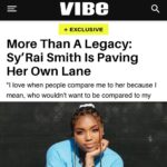 Brandy Norwood Instagram – So proud of you beautiful soul  @syraismith ♥️ thank you @vibemagazine for recognizing her pure spirit, beauty, and most of all her talent. 
@4evervaughn you rock! 
#morethanalegacy