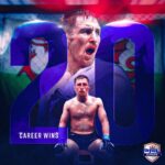 Brett Johns Instagram - What a milestone for @BrettJohnsMMA 🤯🏴󠁧󠁢󠁷󠁬󠁳󠁿✌️ Dublin, Ireland