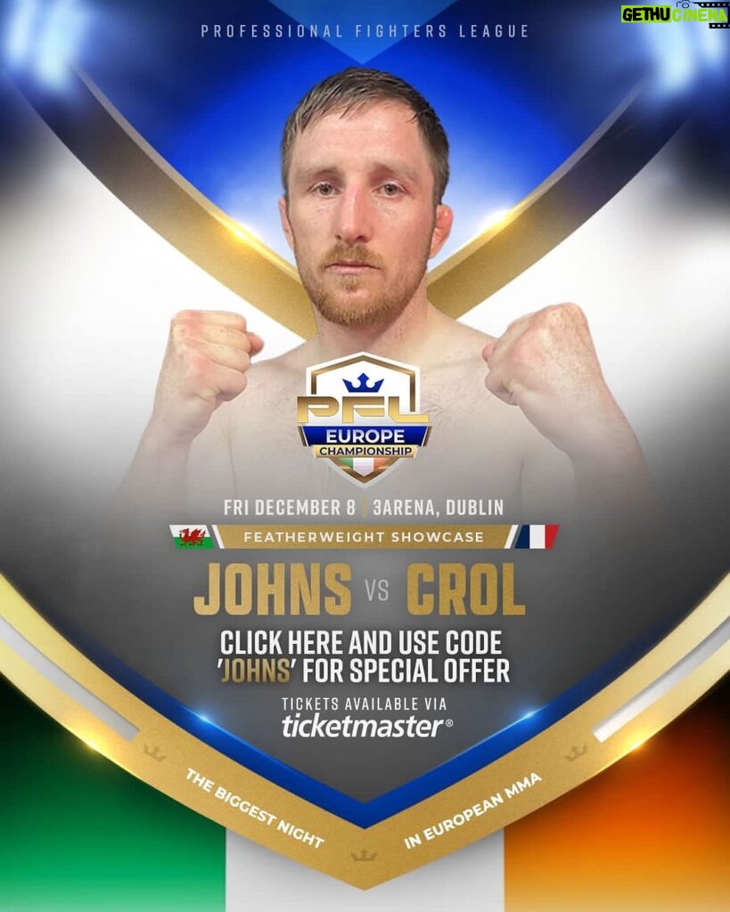 Brett Johns Instagram - Anyone Coming to Dublin December 8th?!! Use code JOHNS for Special Offer!!! https://www.ticketmaster.ie/event/18005E2D9A992DE9?did=johnssale 3 Weeks to go!