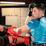 Brett Johns Instagram - Sparring some of the best fighters in the world, on a daily basis. Massive thank you to the team as always. @shoremixedmartialarts Having it off with another tasty scrapper December 8th @sashshots 📷