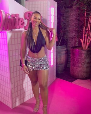 Bria Bryant Instagram - LA dump with my treacherous lil twin 🤞🏽🌴💖 @chazz.bryant9 

Special thank you to @whitefoxboutique for having us✨