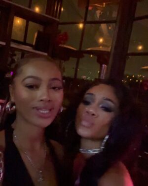 Bria Bryant Instagram - LA dump with my treacherous lil twin 🤞🏽🌴💖 @chazz.bryant9 

Special thank you to @whitefoxboutique for having us✨