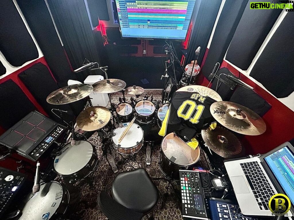 Brian Frasier-Moore Instagram - Great #bfmsignaturecymbal @sabiancymbals content day! Super excited to let the world hear. #bfmworldridecymbal will be available at BFMWORLD.com #bfmsignaturejersey by @floodedstudios ✊🏾🙏🏾 #bfmsignaturesnare #bfmsignaturesticks #bfmsignaturesnarecase #bfmsignaturecymbal #bfmsignaturebeater #bfmsignaturedrumkey #bfmworld #bfmworldinc