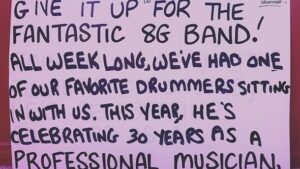 Brian Frasier-Moore Instagram - #flashbackfriday to my 3rd appearance on @latenightseth with @8gband 🥁🙏🏾 
#bfmworld #bfmworldinc