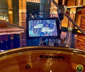 Brian Frasier-Moore Instagram - Had a blast with @8gband at @latenightseth this week! Thank you @erx11 for another opportunity! Thank you @fallguy_2.0 for always having my back! Always a pleasure to rock with @elijanney @seth_jabour @sydfkr ✊🏾 Until next time! Happy Holidays!