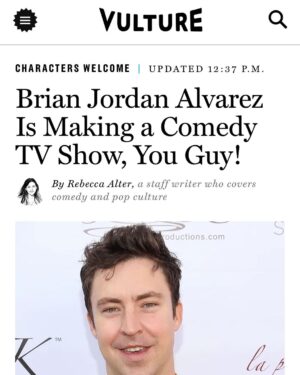 Brian Jordan Alvarez Instagram - You guy!!!! Thanks @ralter and @vulture