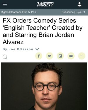 Brian Jordan Alvarez Instagram - Variety! ❤️❤️❤️❤️❤️ thrilled to say the least!!