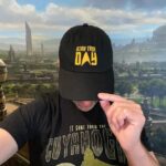 Brian K. Vaughan Instagram - Five days until Y Day, but today is Star Trek Day! Thanks to my friends at Paramount for the sweet dad hat, which I’m rocking on my balcony overlooking Ashalla, capital city of Bajor (or at least the massive DS9 matte painting I’ve hung in our living room, frightening and confusing my family). #StarTrekDay #StarTrekUnitedGives #dork