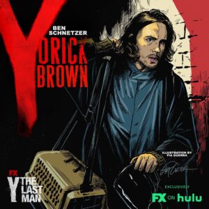 Brian K. Vaughan Instagram - @pia.guerra is a god, as evidenced by her portraits of the best ensemble cast on television. #ythelastman #fxonhulu