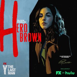 Brian K. Vaughan Instagram - @pia.guerra is a god, as evidenced by her portraits of the best ensemble cast on television. #ythelastman #fxonhulu