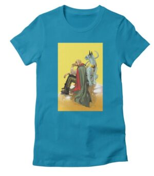 Brian K. Vaughan Instagram - New @fionastaples designed official Saga merch is finally here, and it’s bonkers! Classic images, some (very) deep cuts, and tons of customizable options. Swipe through to see a few! Shirts and prints available now, with more fun stuff to come. Thanks so much to @benrankel for all the hard work on this, and @threadless for being such a cool partner to independent creators. Link in bio! #saga #fionastaples #threadless #merch #consumer