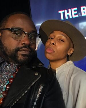 Brian Tyree Henry Instagram - My friend. My ally. My lieutenant and leader in this army that I’m so proud to be a part of that we call Black Artistry. @lenawaithe you inspire me. Daily. Thank you @filmindependent for bringing us together today to host the luncheon to an amazing room of minds that care to be different and free and creative as fuck. It was an honor