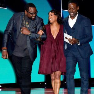 Brian Tyree Henry Instagram - #tbt a post of thanks. @waaadams @waacostumedesign for continuing to style me in my own image to @janellemonae for being a pioneer and a champion among so many other amazing things @iamreginaking for being just the embodiment of blessings and truth @sterlingkbrown for being that dude at all times @away for helping my travels to every destination @dosist for also helping my travels to every destination🌬 @vincecamuto for helping me trek and to all of you for pushing me forward. Let’s go!! @thealist.us ⭐️⭐️ @talliaorange 🙏🏿🙏🏿 @armani ❤️❤️
