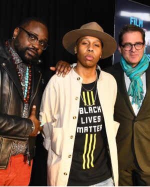 Brian Tyree Henry Instagram - My friend. My ally. My lieutenant and leader in this army that I’m so proud to be a part of that we call Black Artistry. @lenawaithe you inspire me. Daily. Thank you @filmindependent for bringing us together today to host the luncheon to an amazing room of minds that care to be different and free and creative as fuck. It was an honor