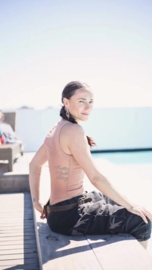 Briana Evigan Instagram - It was so fun shooting with you @cityboy_cpt for @veldskoenshoes and @anewhotelgreenpoint ANEW took care of me for the week! What a welcoming generous family they were! Looking forward to checking out your other locations in SA. Kyle YOU are a gem and I’m glad you got to feel like “Moose” aka @adamsevani for the day. @veldskoenshoes it’s been beyond a dream collaborating with you. Go check out our boots, link in bio to get yourself a pair. Love you Capetown. ❤️❤️ it’s been real. More videos coming soon.
