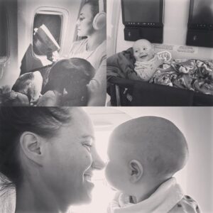 Briana Evigan Instagram - Flying with my babies… 🌎🌍🌏