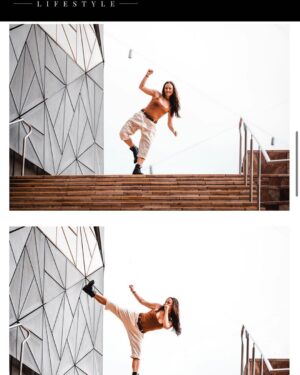 Briana Evigan Instagram - Thank you @lifestyling.co.za for the awesome article for the @moveme.studio and @veldskoenshoes social impact shoe. Click link in bio to get yours 🌏