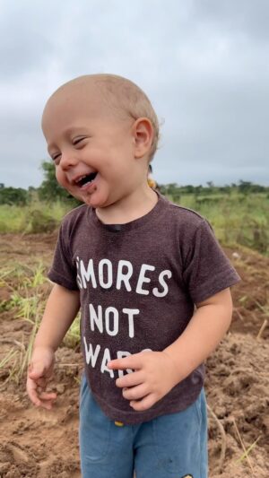 Briana Evigan Instagram - Nothing better than getting to bring my son to work. In South Africa for the development of Abundant Village with a team I couldnt have dreamed of… Astraeus helped us test the soil all day, digging, weeding, farming, filming and fun. Will be sharing much more. Big and exciting updates coming soon. “Follow your dreams, the rest will come”