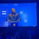 Brianna Baker Instagram – Honored to be @the_brianmichael ‘s guest at the @humanrightscampaign LA dinner this past weekend. Their mission: “We are here and we will fight until everyone’s rights are protected under the law, without exception.” PROTECTED without EXCEPTION. People are proposing and passing legislation that quite literally takes away Brian’s freedom to exist and be protected by the law. I stand with him and the Human Rights Campaign, and will not pretend it isn’t happening or how incredibly dangerous this makes the world for so many vulnerable people- especially children. Should you care to donate to this fight- link is in my bio
❤️🏳️‍⚧️✊🏽

P.S. Slide 2 is Brian’s speech. It was profound and moving to say the least. So much that at the end of that clip you hear someone say “f*ck” under their breath….that was @julesworks 😂