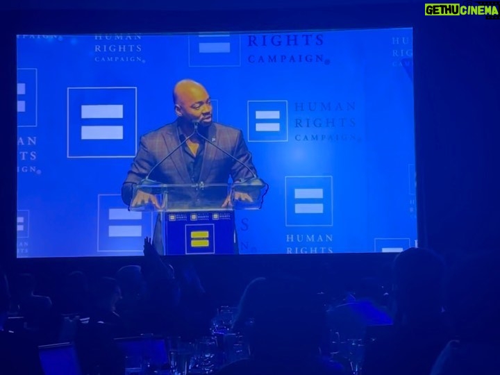 Brianna Baker Instagram - Honored to be @the_brianmichael ‘s guest at the @humanrightscampaign LA dinner this past weekend. Their mission: “We are here and we will fight until everyone’s rights are protected under the law, without exception.” PROTECTED without EXCEPTION. People are proposing and passing legislation that quite literally takes away Brian’s freedom to exist and be protected by the law. I stand with him and the Human Rights Campaign, and will not pretend it isn’t happening or how incredibly dangerous this makes the world for so many vulnerable people- especially children. Should you care to donate to this fight- link is in my bio ❤️🏳️‍⚧️✊🏽 P.S. Slide 2 is Brian’s speech. It was profound and moving to say the least. So much that at the end of that clip you hear someone say “f*ck” under their breath….that was @julesworks 😂