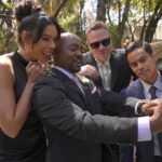 Brianna Baker Instagram - @911lonestar Season 4 (two hour) Finale tonight on @foxtv ⚡️⚡️⚡️ AKA the #tarloswedding - Buckle 🆙 Love them all❤️