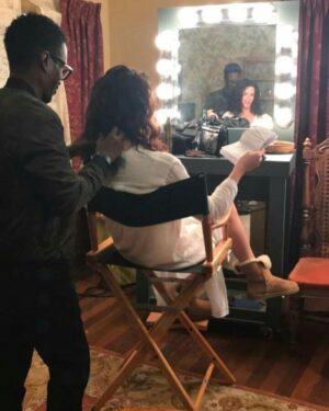 Bridget Regan Instagram - These people work their arses off so I look good. I couldn’t be more thankful to all the amazing crews I have worked with over the years. The volume of talent, commitment and sheer badassery has consistently amazed me. Film and TV can’t happen without crew and they deserve a lunch break, sleep and a living wage. #iasolidarity #ialivingwage @iatse @ia_stories
