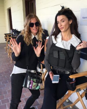 Bridget Regan Instagram - These people work their arses off so I look good. I couldn’t be more thankful to all the amazing crews I have worked with over the years. The volume of talent, commitment and sheer badassery has consistently amazed me. Film and TV can’t happen without crew and they deserve a lunch break, sleep and a living wage. #iasolidarity #ialivingwage @iatse @ia_stories