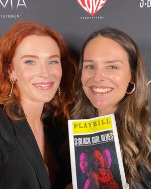 Bridget Regan Instagram - Opening night of #3BlackGirlBlues at the @hudsontheatres. Thank you, @daniellemonetruitt. She gives an absolutely astounding performance in this stunning one woman play written by herself & Anthony Djuan. Grab a ticket while you still can! Do not miss it. 

Thank you to my beautiful date, @yaritafrita!

Photos by Michael Tullberg.
