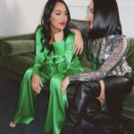 Brie Garcia Instagram - NYC 🫶🏽👯‍♀️🥂🗽💕💋✨ #TwinLove