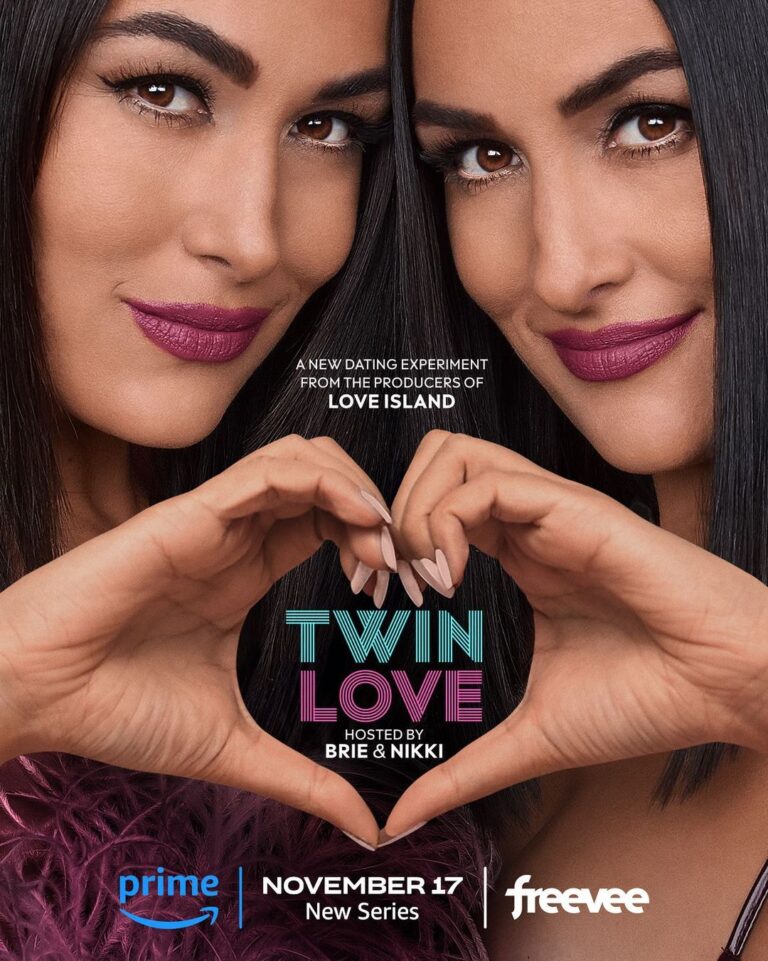 Brie Garcia Instagram - Seeing double? Twin Love, a new dating experiment hosted by @brie and @nikkigarcia and from the producers of Love Island, premieres November 17.