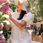 Brie Garcia Instagram - My own secret garden 🌸👒🧺