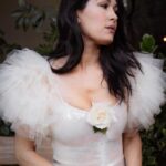 Brie Garcia Instagram - I was so honored to present with Nikki at the Creative Arts Emmys last night!! 💛 it’s so beautiful that they have two nights to celebrate all the different parts that make shows/reality tv/live shows/documentary/animation come alive!! Incredible to sit in a room with sooo many talented people!!! @televisionacad Also I’m so obsessed with this @rodarte dress!! 💕