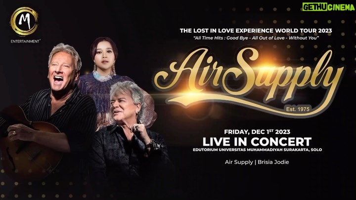 Brisia Jodie Instagram - Aku dan MEntertainment akan bagi-bagi 5 (lima) tiket konser Air Supply free buat kamu yg bisa cover lagu Air Supply dengan versi terbaik. Periode 9-24 November 2023. Ketentuan kompetisi: 1. Follow @mentertainment.id dan @mecampaign 2. Membuat cover Air Supply dengan durasi 1 menit lalu posting di IG masing2 dengan hastag #mentertainment.id #mecampaign #airsupply #solotravel #exploresolo #solosection #megakonser #edutorium #november #solo #2023 3. Cover boleh dengan alat musik apapun/karaoke 4. Berikan caption terkait lagu yg dicover Bagi pemenang terpilih dari luar kota tiket dan hotel akan ditanggung oleh MEntertainment