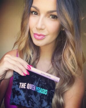 Brittany Thompson Martinez Instagram - #ad Ladies: Legit never been so excited to see the mail arrive today with my Lash Elixir Kit in it by @thequeenpegasus! I’ve been hearing whispers about their 2 step kit and badass formula from a few of my girlfriends. Mystical, natural lashes. This stuff has just  dropped at thequeenpegasus.com - go check them out! #cbs #bigbrother #ladies #lashes #wcw
