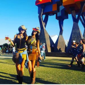 Brittany Thompson Martinez Instagram - #stagecoach we made it. Coming in H🔥T @jphotobomber9