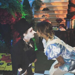 Brittany Thompson Martinez Instagram - Such an awesome 30th for @100jsm what a cool #event #happybirthday #la #30th #birthday #aliceinwonderland found me a #midget 💓