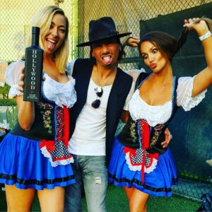 Brittany Thompson Martinez Instagram - Clearly I don't care who's watching. Everything's better with #hollywoodvodka hating life today though 😷 #events #oktoberfest #redondobeach #bayclub #bb16 #bb17 #bbfam #girls #blessed #saturday